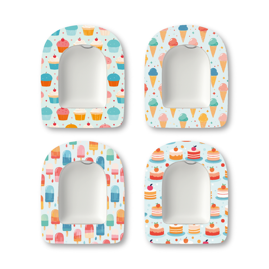 “Sweet Delights” - Waterproof CGM Overpatches for Dexcom, Libre, Medtronic & Medtrum