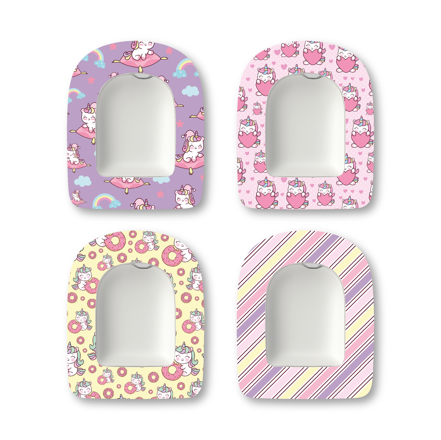“Pastel Parade” - Waterproof CGM Overpatches for Dexcom, Libre, Medtronic & Medtrum