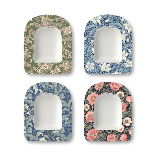“Heritage Garden” - Waterproof CGM Overpatches for Dexcom, Libre, Medtronic & Medtrum