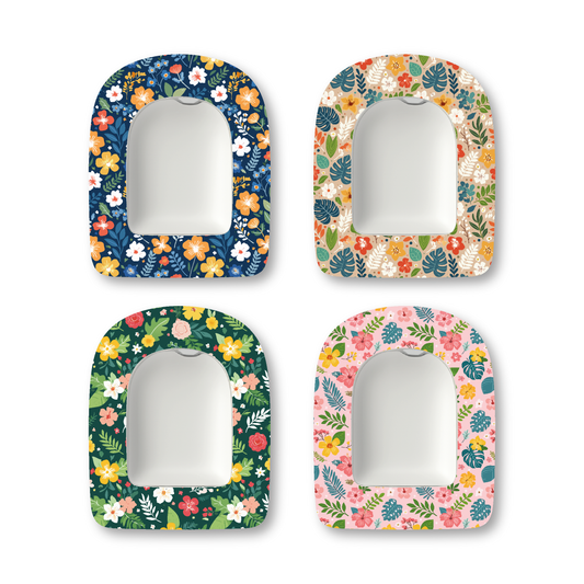 “Flower Power” - Waterproof CGM Overpatches for Dexcom, Libre, Medtronic & Medtrum