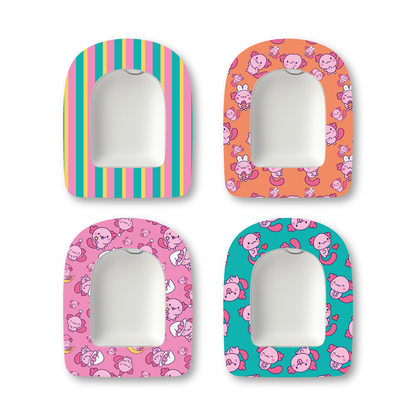 “Axolotl Tots” - Waterproof CGM Overpatches for Dexcom, Libre, Medtronic & Medtrum