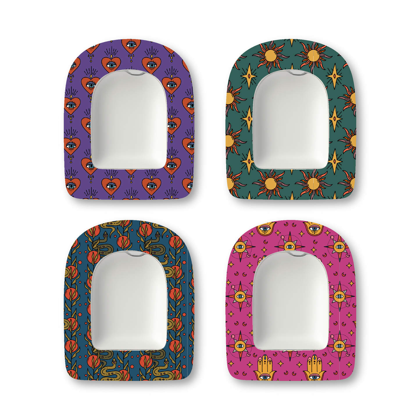 “Celestial Charm” - Waterproof CGM Overpatches for Dexcom, Libre, Medtronic & Medtrum