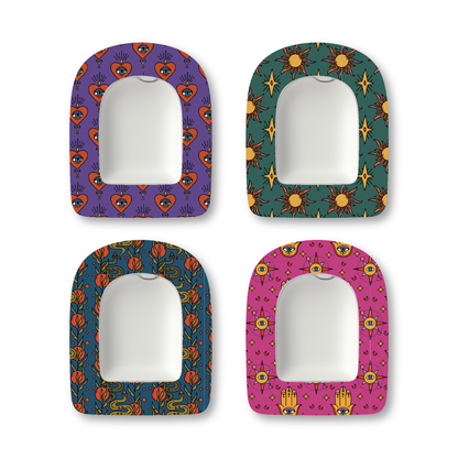 “Celestial Charm” - Waterproof CGM Overpatches for Dexcom, Libre, Medtronic & Medtrum