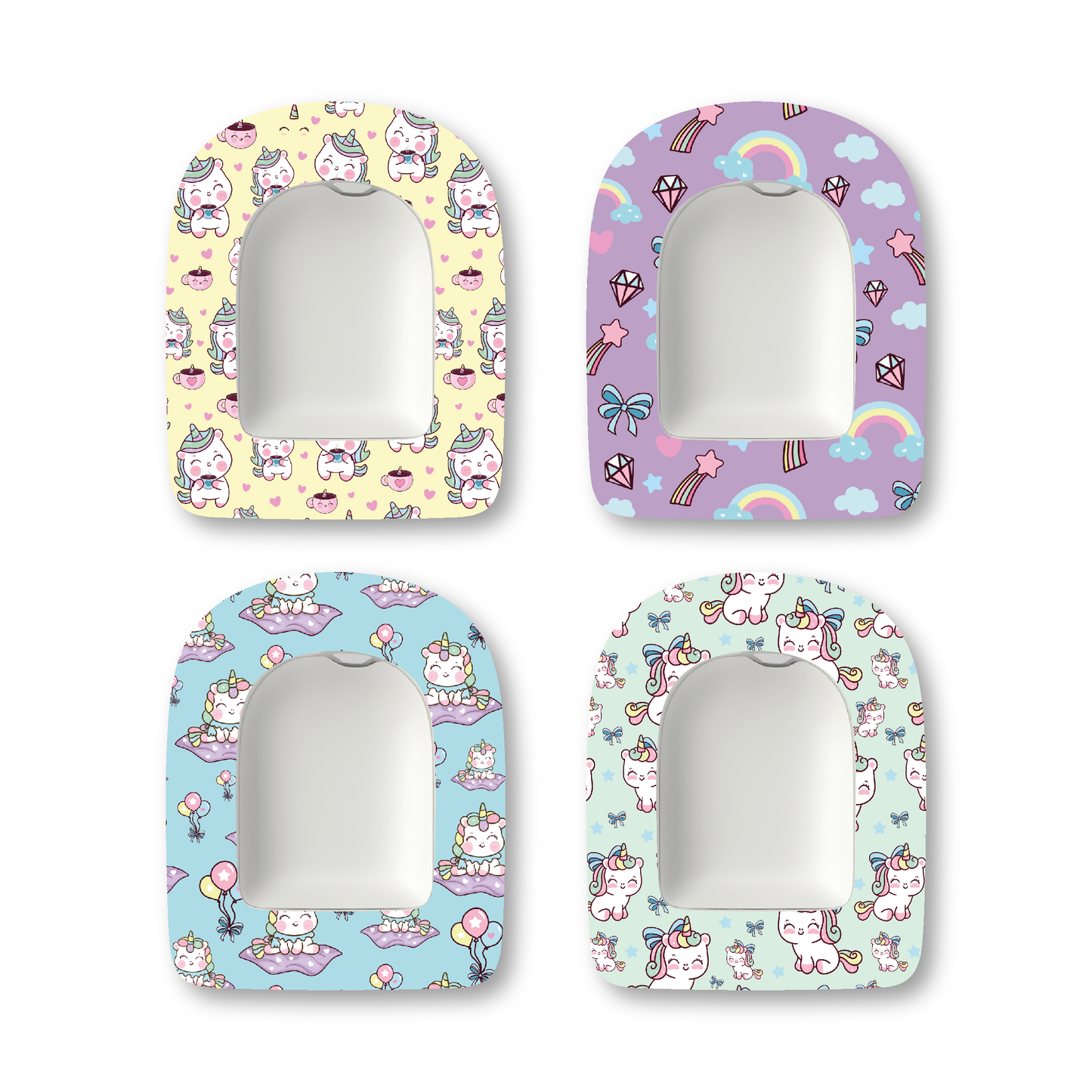 “Pastel Parade” - Waterproof CGM Overpatches for Dexcom, Libre, Medtronic & Medtrum