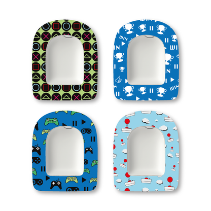 “Pixel Player” - Waterproof CGM Overpatches for Dexcom, Libre, Medtronic & Medtrum